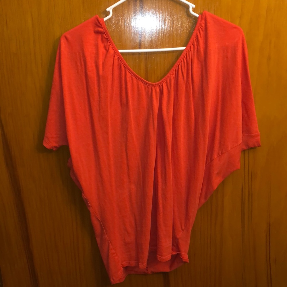 Orange blouse
